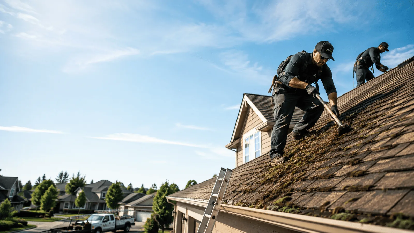 Roof Moss Removal in Mossville, IL near me